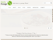 Tablet Screenshot of dailyforage-glutenfree.com